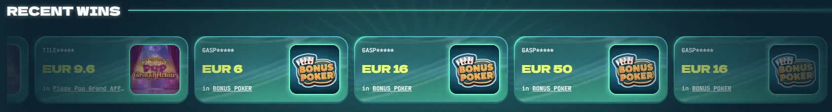 Power Up Casino Gewinne