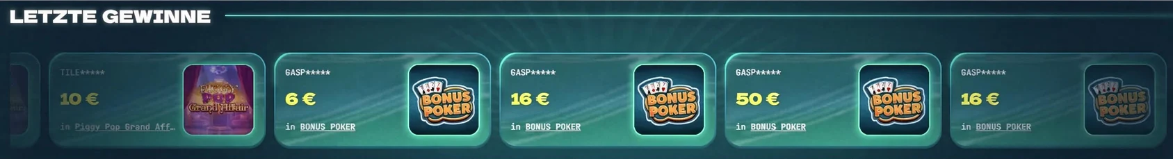 Power Up Casino Gewinne