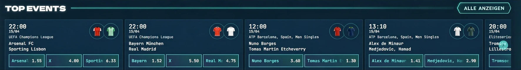 Power Up Casino Top Ereignisse